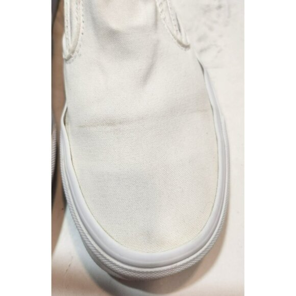 Women's Classic White Slip On Vans Size 8 Men's Size 6.5 Sneakers - Picture 12 of 12